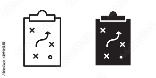 Foto Strategical planning icon