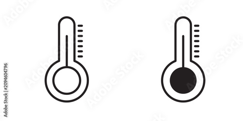 Canvastavla Thermometer icon