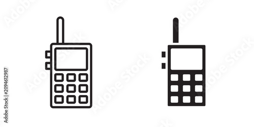 Konstfotografi Walkie talkie icon