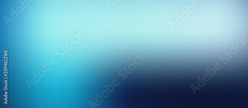 Modern soft blurred aqua and navy blue grainy gradient background with noise