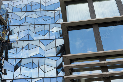 фотографія Modern glass office building facade