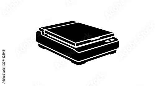 Cuadro en lienzo Document scanner machine icon for office and digital imaging needs
