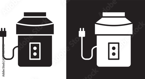 Bild auf Leinwand Garbage disposal icon