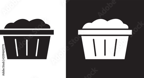 Obraz na płótnie Laundry hamper icon