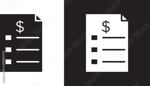 Foto Price list icon