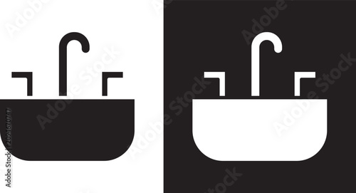 Tableau sur toile Washstand icon