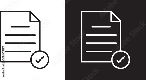 Cuadro en lienzo Approval icon