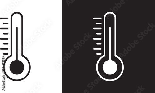 Cuadro en lienzo Temperature icon