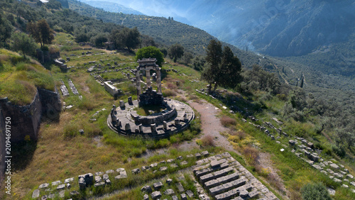 Aerial view of the ancient ...