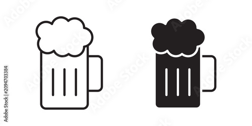 Obraz na płótnie Beer icon