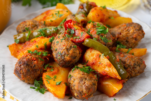 Traditional Turkish baked m...