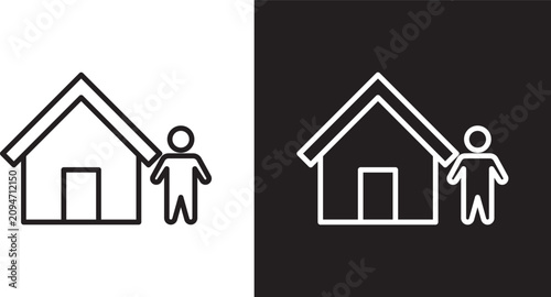 Bild auf Leinwand Tenant icon