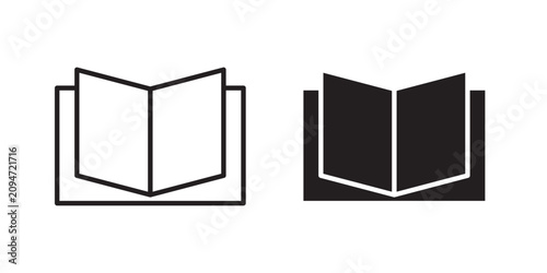 Bild auf Leinwand Book icon