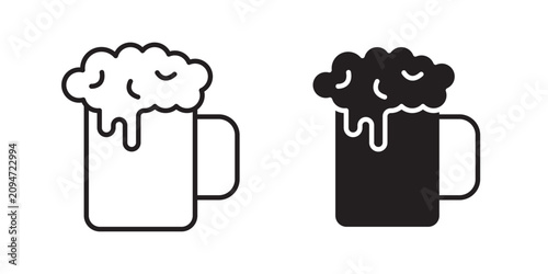 Obraz na płótnie Beer icon