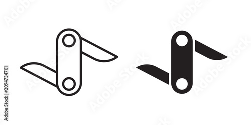 Konstfotografi Swiss knife icon