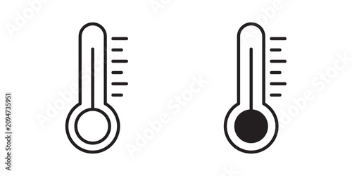 Canvastavla Thermometer icon
