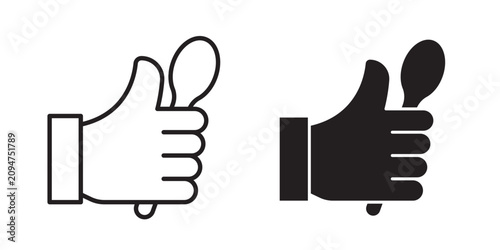 Obraz na plátně Good food icon