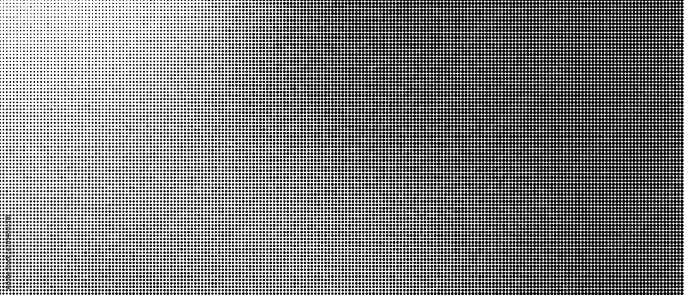Fototapeta premium Abstract halftone pattern background with gradient effect, black dots on, vector illustration design element for graphic projects