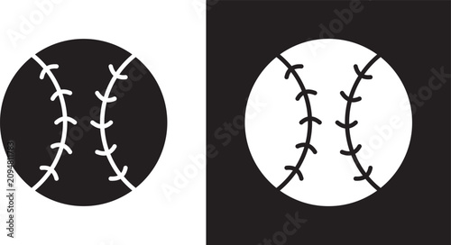 Картината върху платно Baseball icon