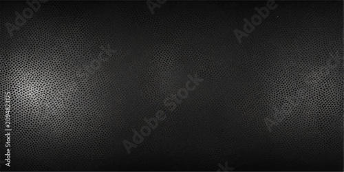 Cuadro en lienzo Dark Grunge Metal Texture Background with Rough Vintage Black Wall Surface and I