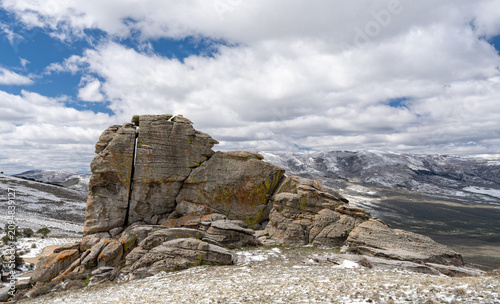 Predominant Rock one of many at City of Rocks Idaho