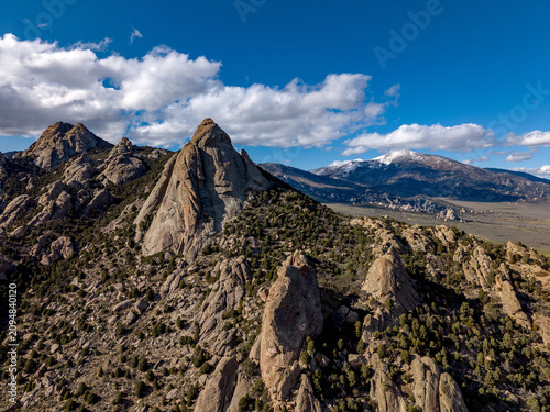 Vast view of the City of Rocks in Idaho