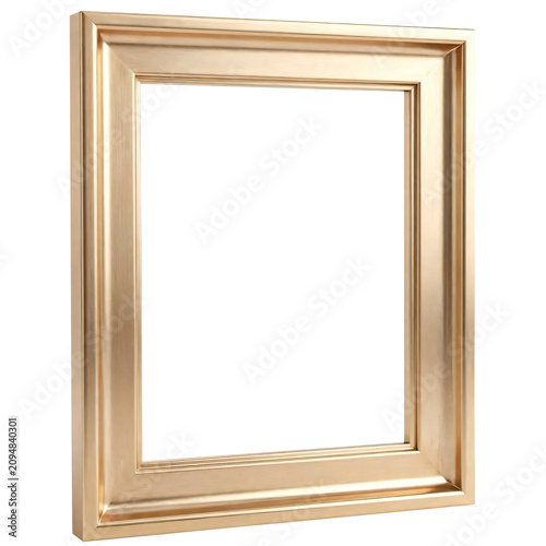 A classic, luxurious, and elegant gold picture frame