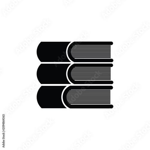 stack of books isolated on white