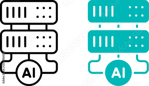Artificial intelligence computer servers