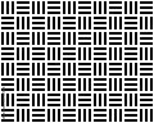  Repeating elements of stylish striped  ornament, seamless pattern