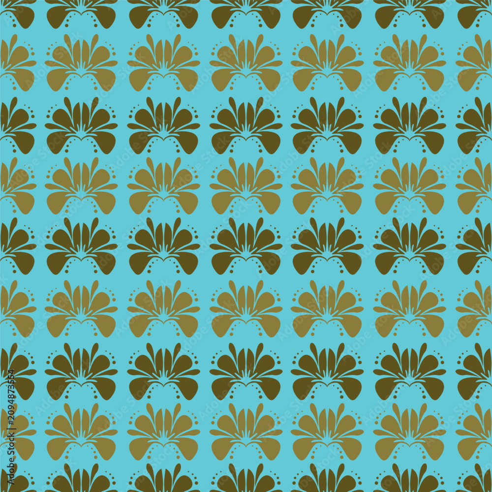 Fototapeta premium Seamless vintage rose floral pattern with soft pastel tones, perfect for babywear, nursery bedding, fabric printing, and feminine textile collections. 