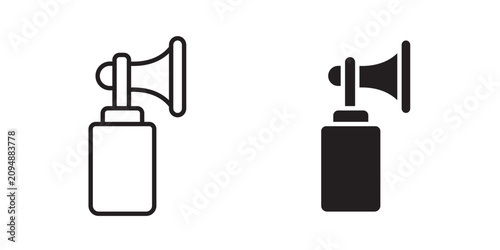 Canvas Print Air horn icon