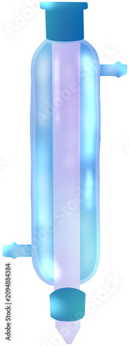 Liebig condenser (clear bg)