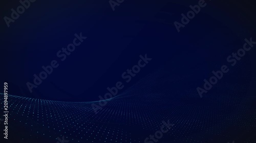 Digital Technology Background With Lighting Dots