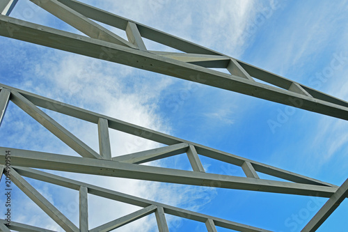 Fragment of a wooden construction