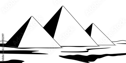 Photography Great Egyptian Pyramids in Giza
