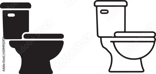 toilet bowl vector.
