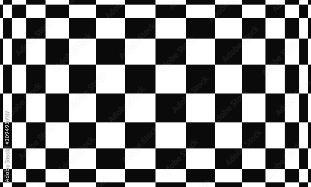 Fototapeta premium Checkered Sphere Optical Illusion Pattern Design