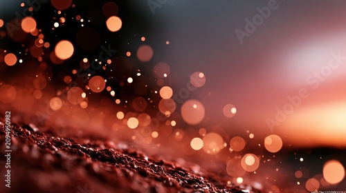 Abstract Organic Mesh Gradient in Warm Sunrise Tones - Atmospheric Mood