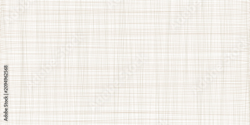 Woven fabric texture background, seamless natural linen pattern, off white