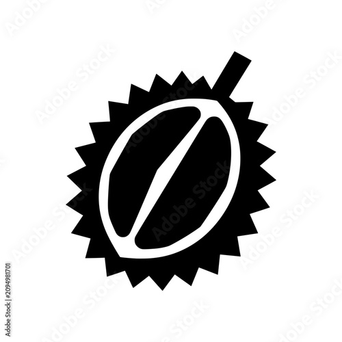Fotografija Durian icon representing the famous tropical fruit known as the King of Fruits across Southeast Asia