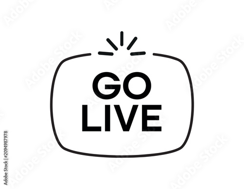 Go live badge