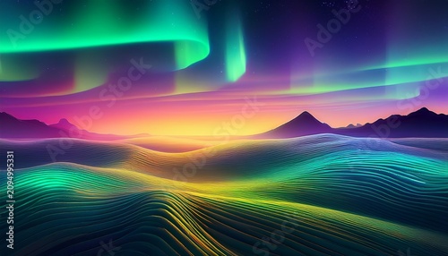 North Light Gradient Background
