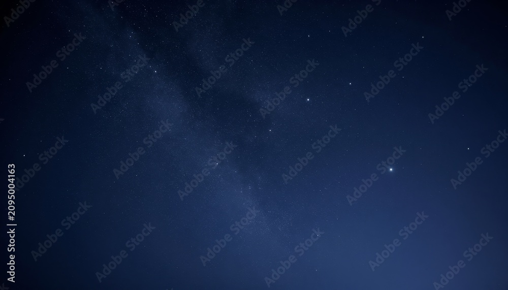 Obraz premium Starry night with Milky Way visible