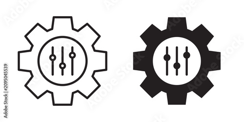 Obraz na płótnie Mass customization icon