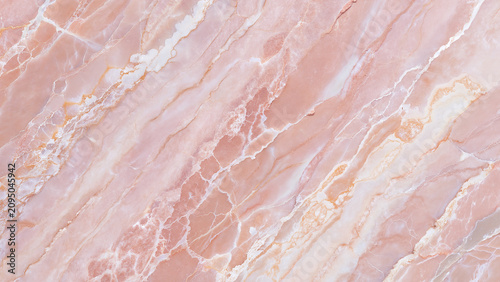 Obraz na plátně Elegant pink marble texture background with luxury rose gold veins