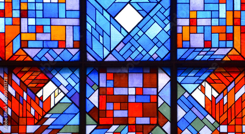 Stainer glass window of the St. Nicholas Church is a medieval former church in Tallinn, Estonia. It was dedicated to Saint Nicholas, the patron of the fishermen and sailors