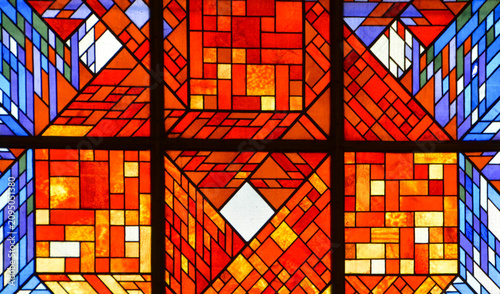 Stainer glass window of the St. Nicholas Church is a medieval former church in Tallinn, Estonia. It was dedicated to Saint Nicholas, the patron of the fishermen and sailors