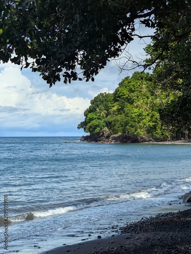 a beautiful beach located on ternate island