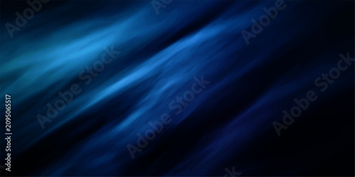 Bild auf Leinwand abstract blue and black fluid motion background with light streaks that create a sense of depth and movement